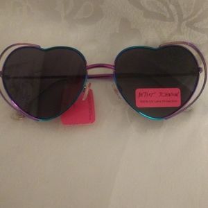 Betsey Johnson Open Heart Sunglasses